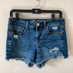 American Eagle Midi Super Stretch Jean Short- Size 10
